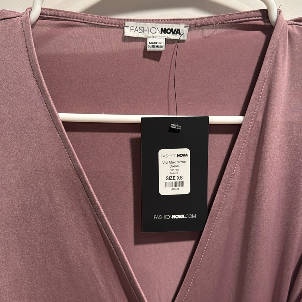 Fashion Nova dress, mauve, xsmall